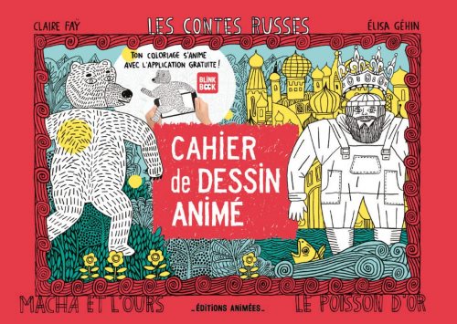 Cahier de dessin anime - les contes russes