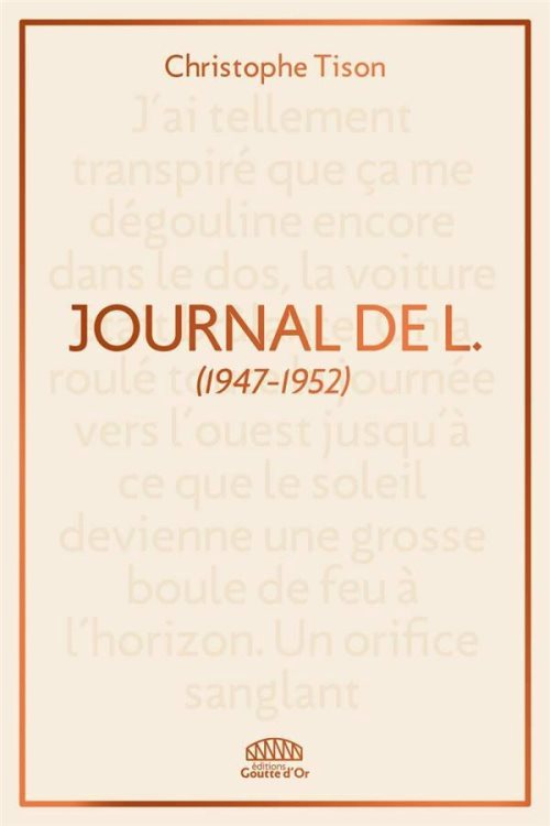 Journal de l. - (extraits 1947-1952)